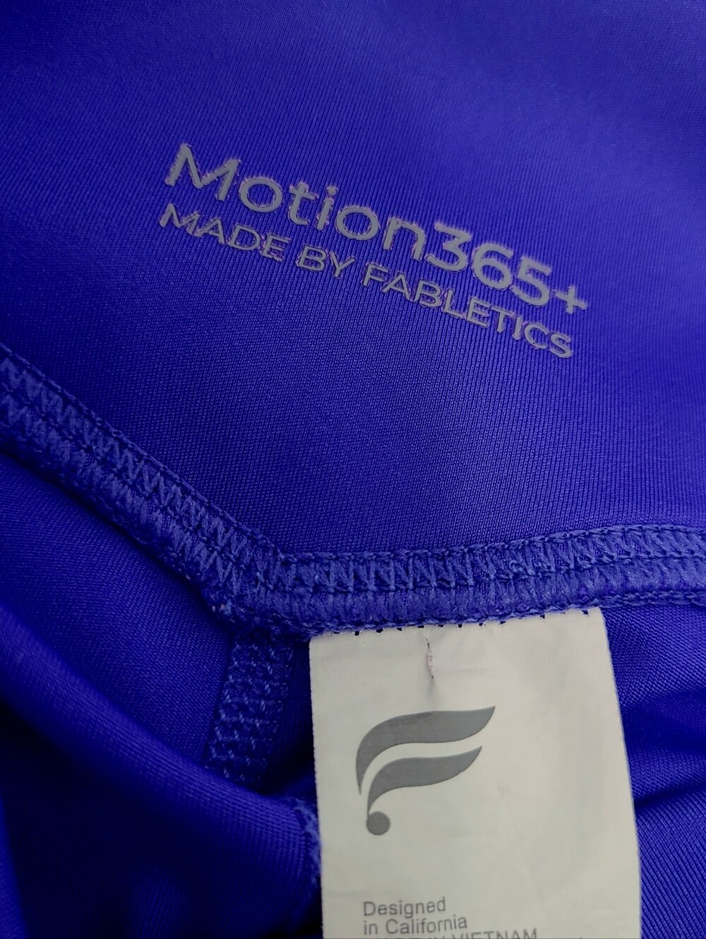 Fabletics Anywhere Motion 365+ High-Waisted Biker Shorts Royal Blue Sz S - Picture 6 of 9